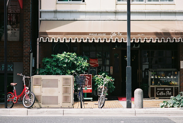 日本のカフェ