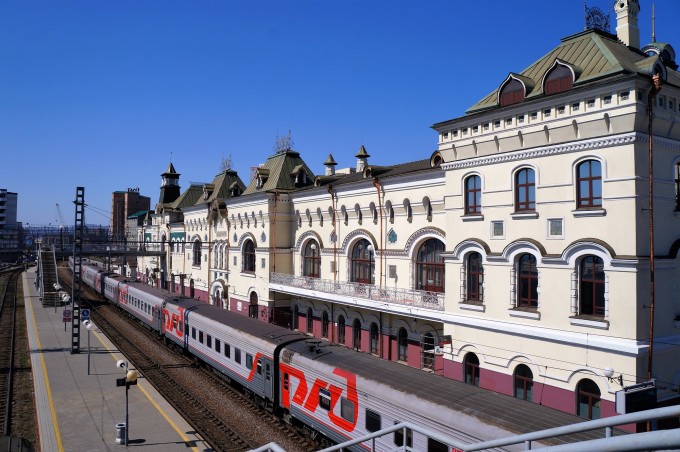 シベリア鉄道ウラジオストク駅