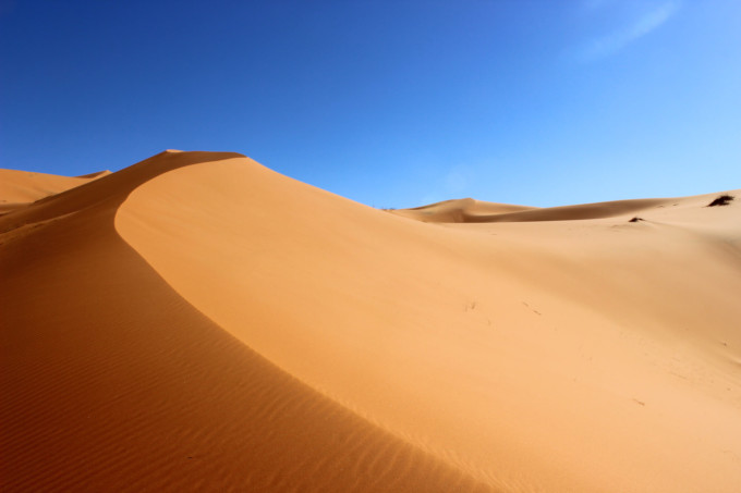 ゴビ砂漠の美しい景色