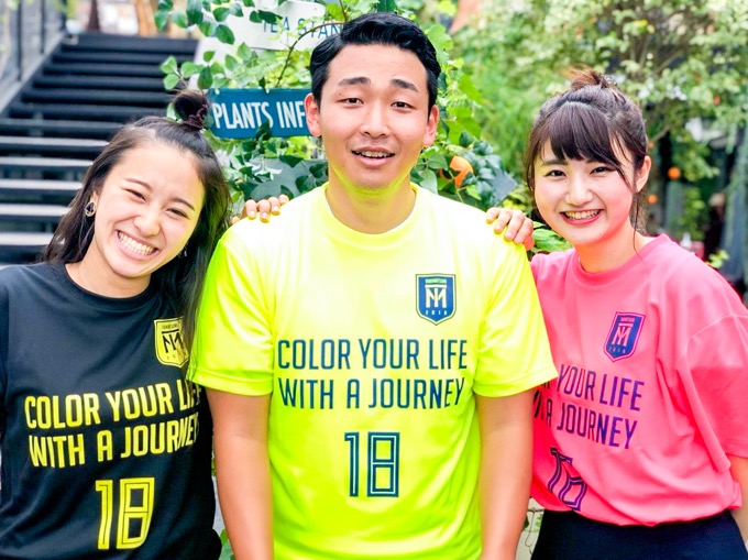 サッカーユニフォームTシャツ「COLOR YOUR LIFE WITH A JOUNREY」