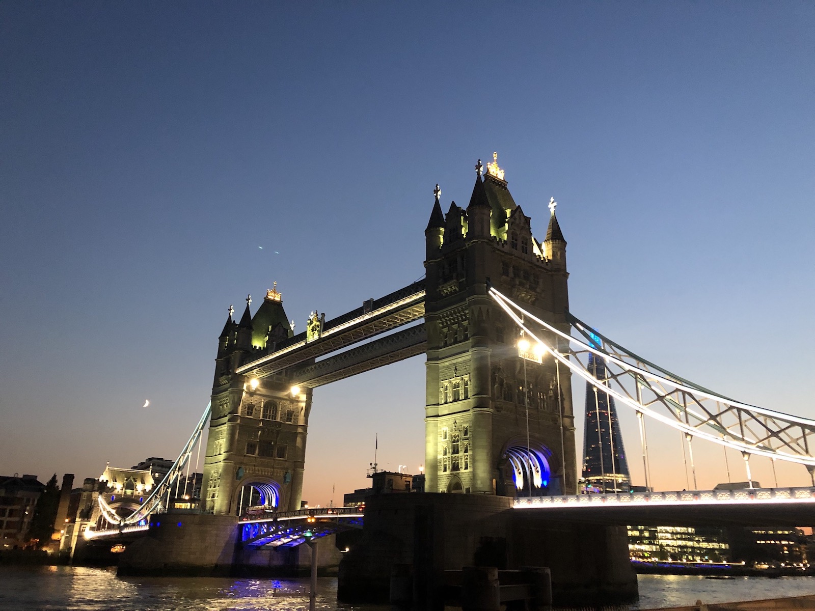 London Tower bridge night view