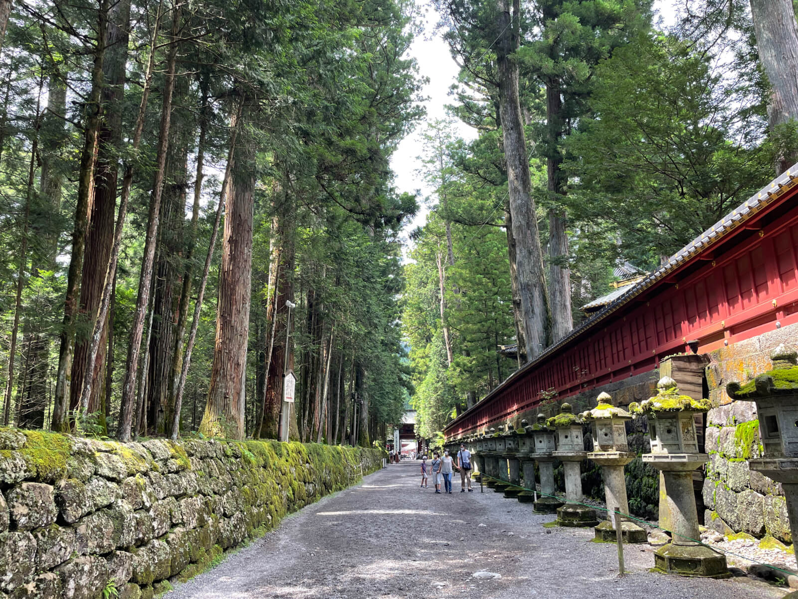 二荒山神社への参道