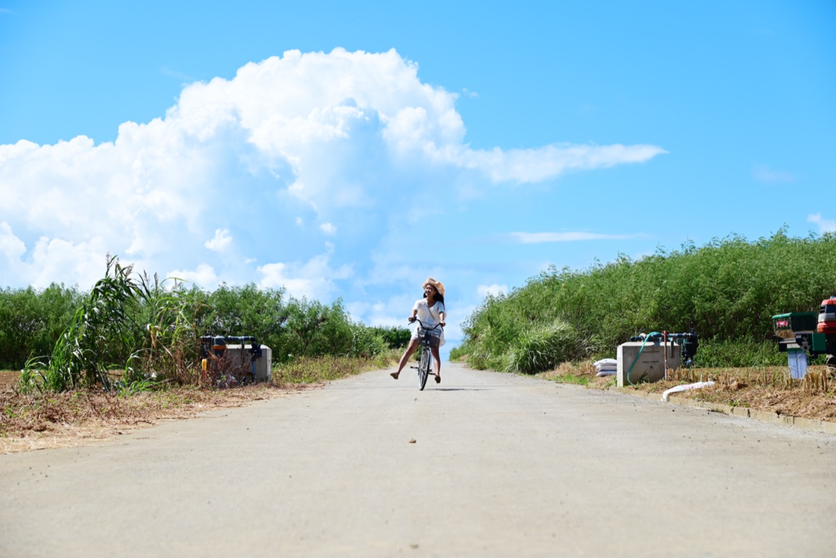 沖縄・津堅島を自転車で旅するMANARiN