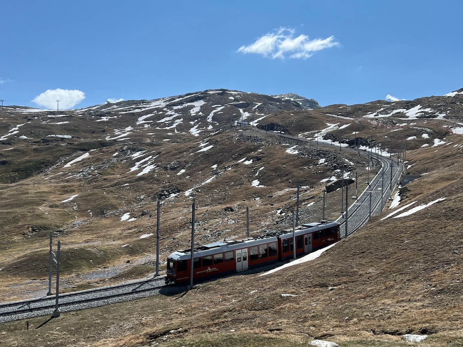 スイス　ツェルマット　ゴルナーグラート鉄道