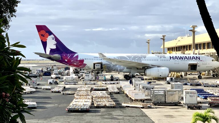 ハワイの空港から