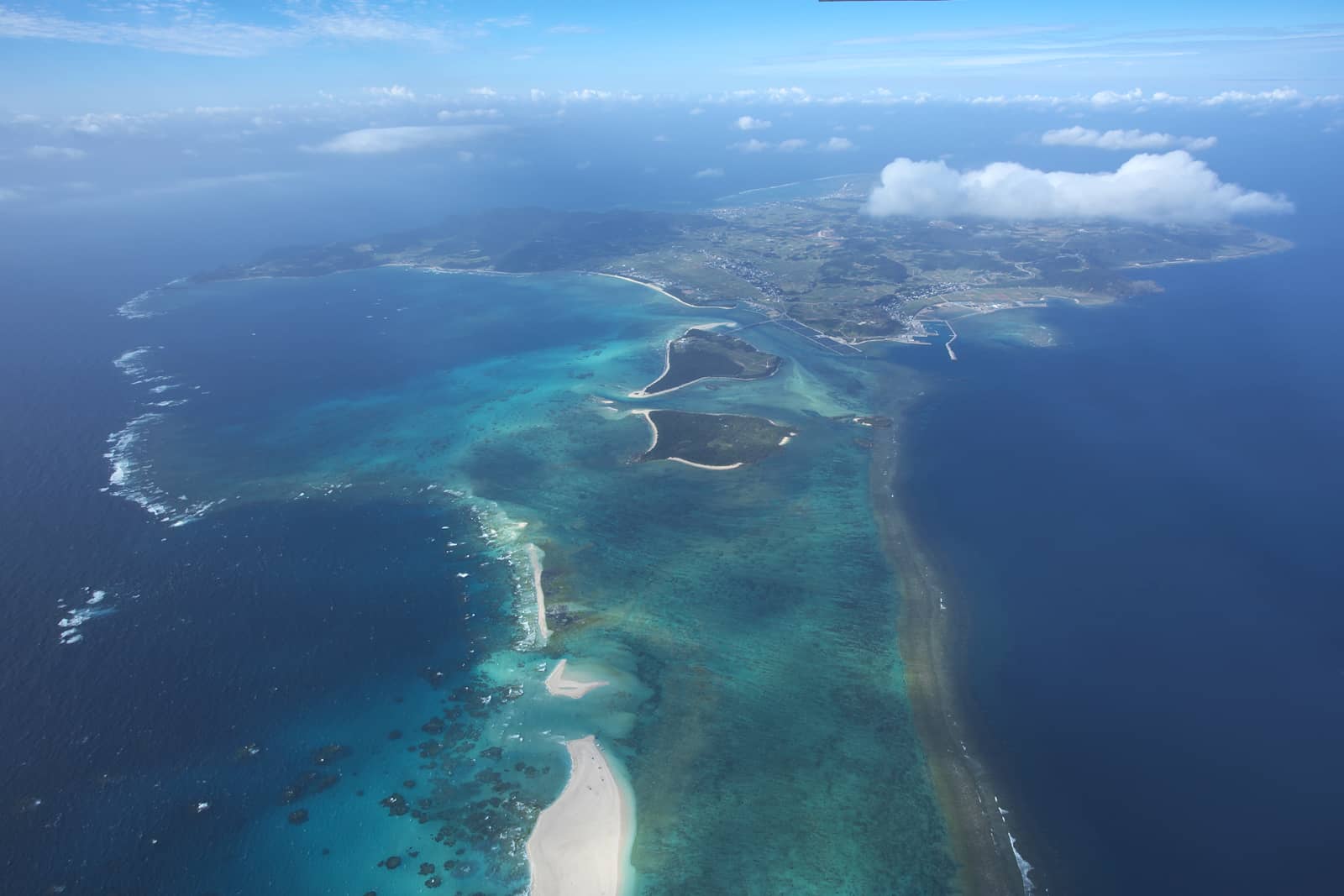 久米島（空撮）