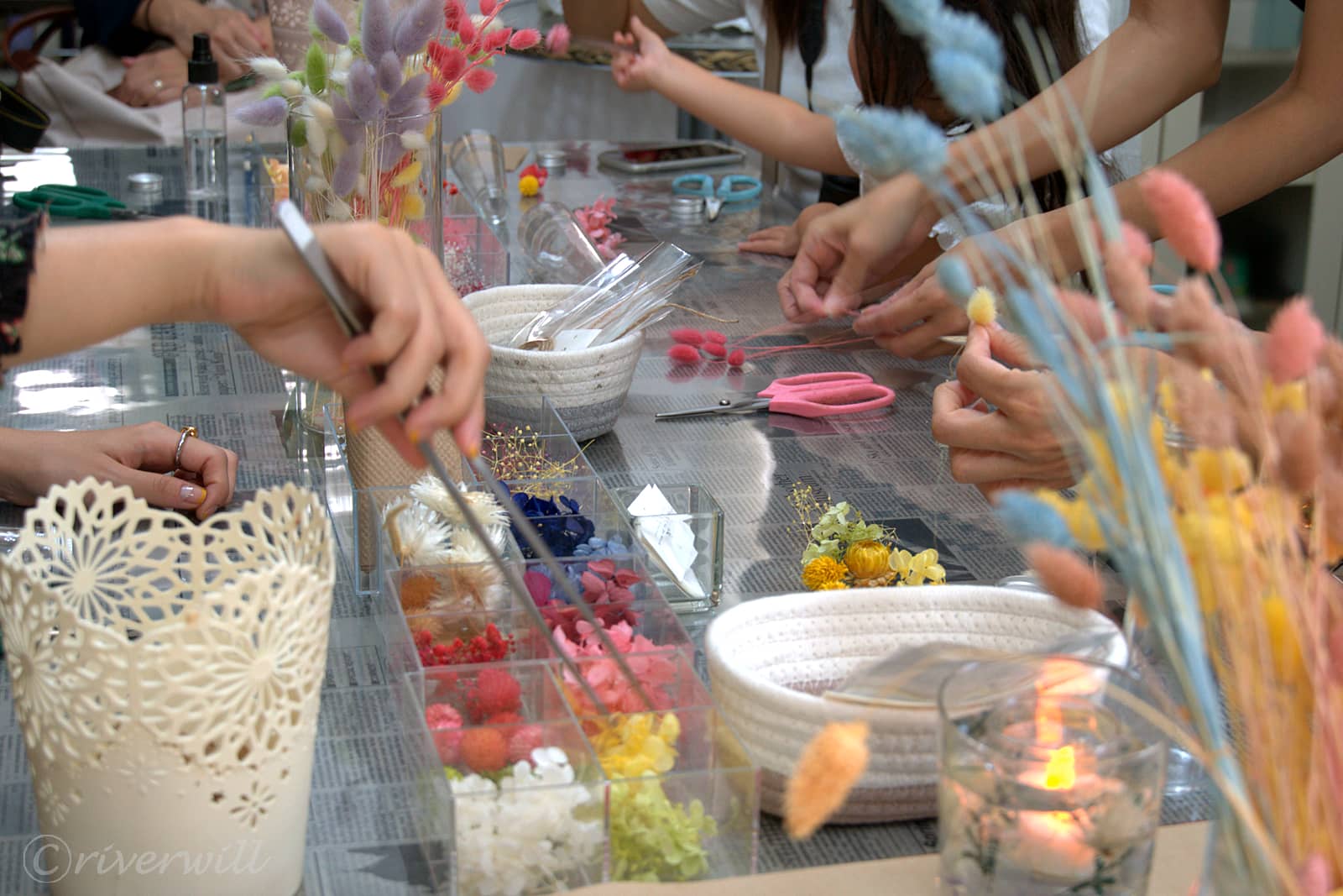 ハーバリウム製作体験（Lisの花工房）