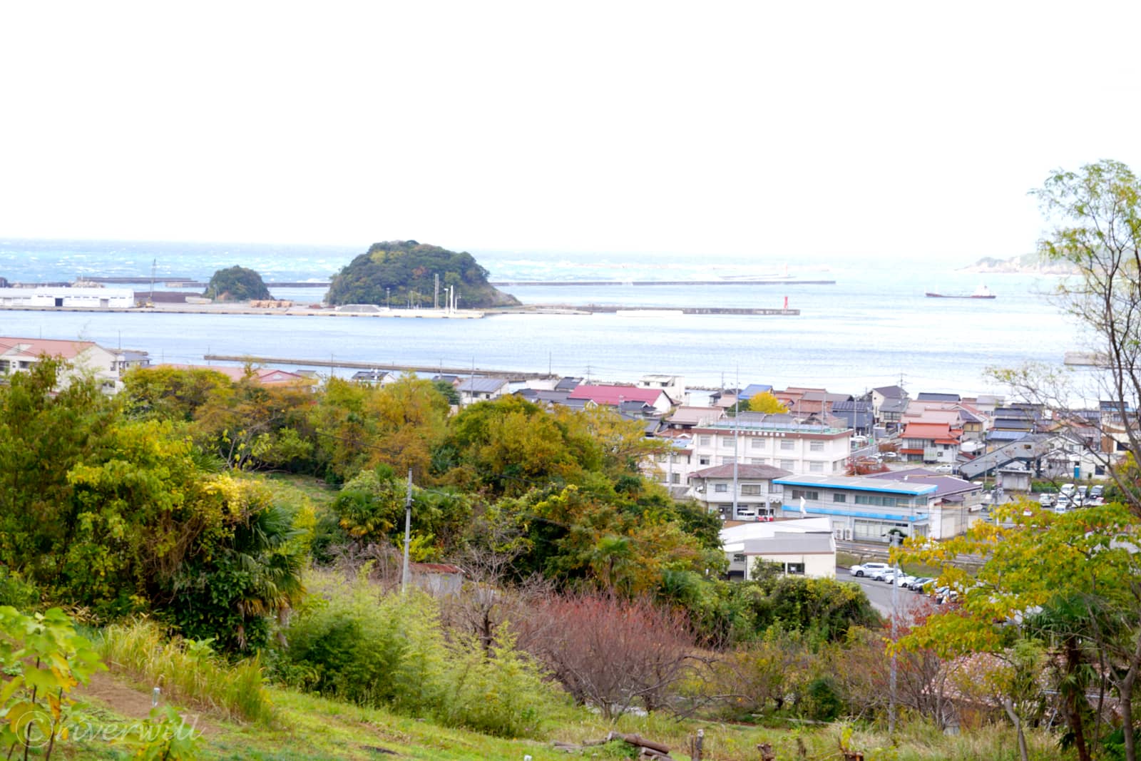 島根県浜田市から見た日本海