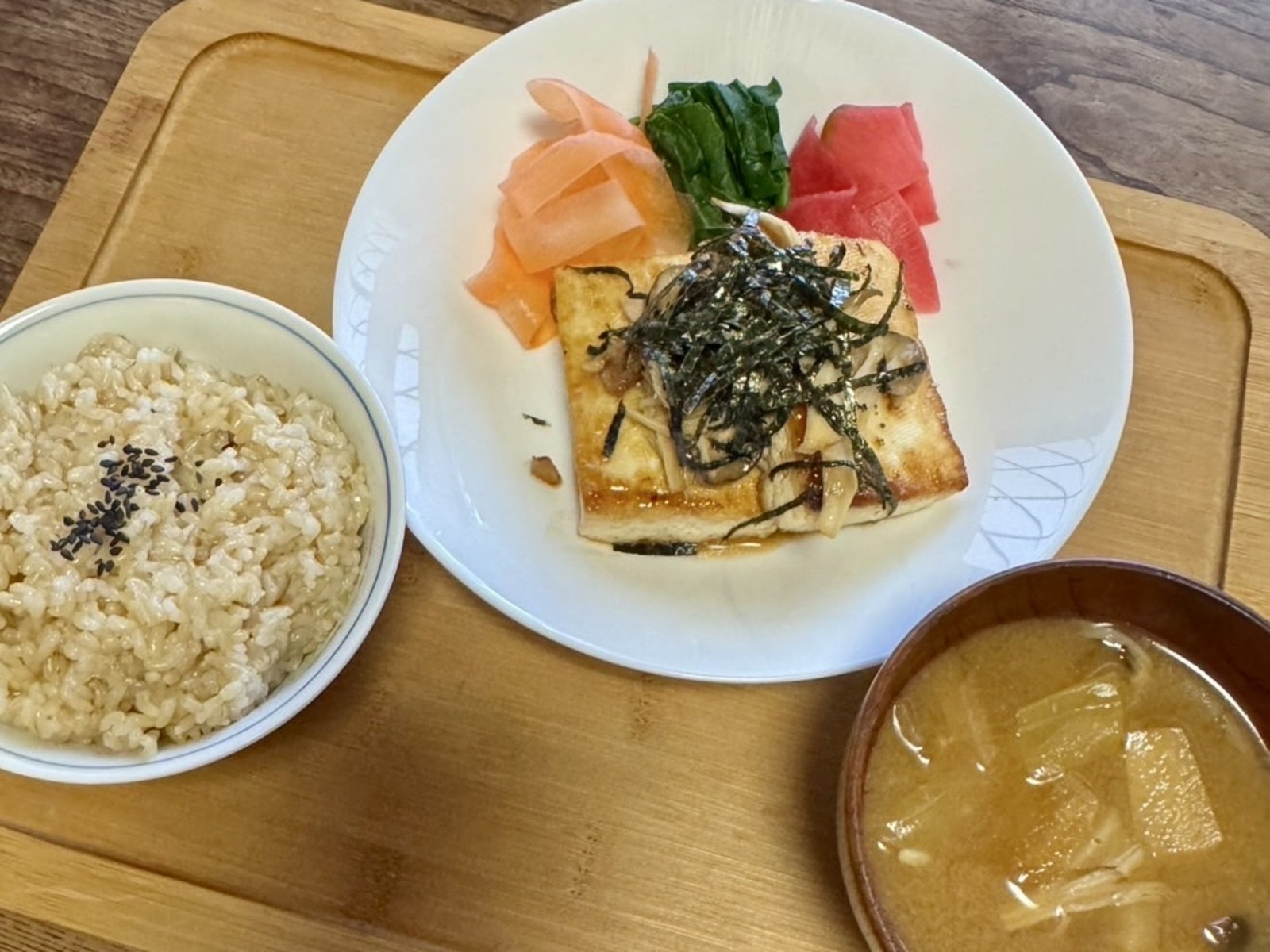 豆腐ステーキ定食
