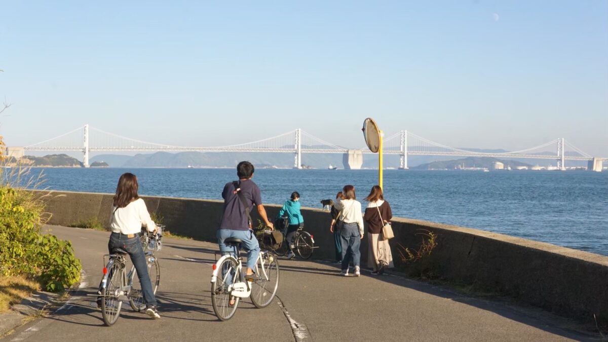 自転車で島散策