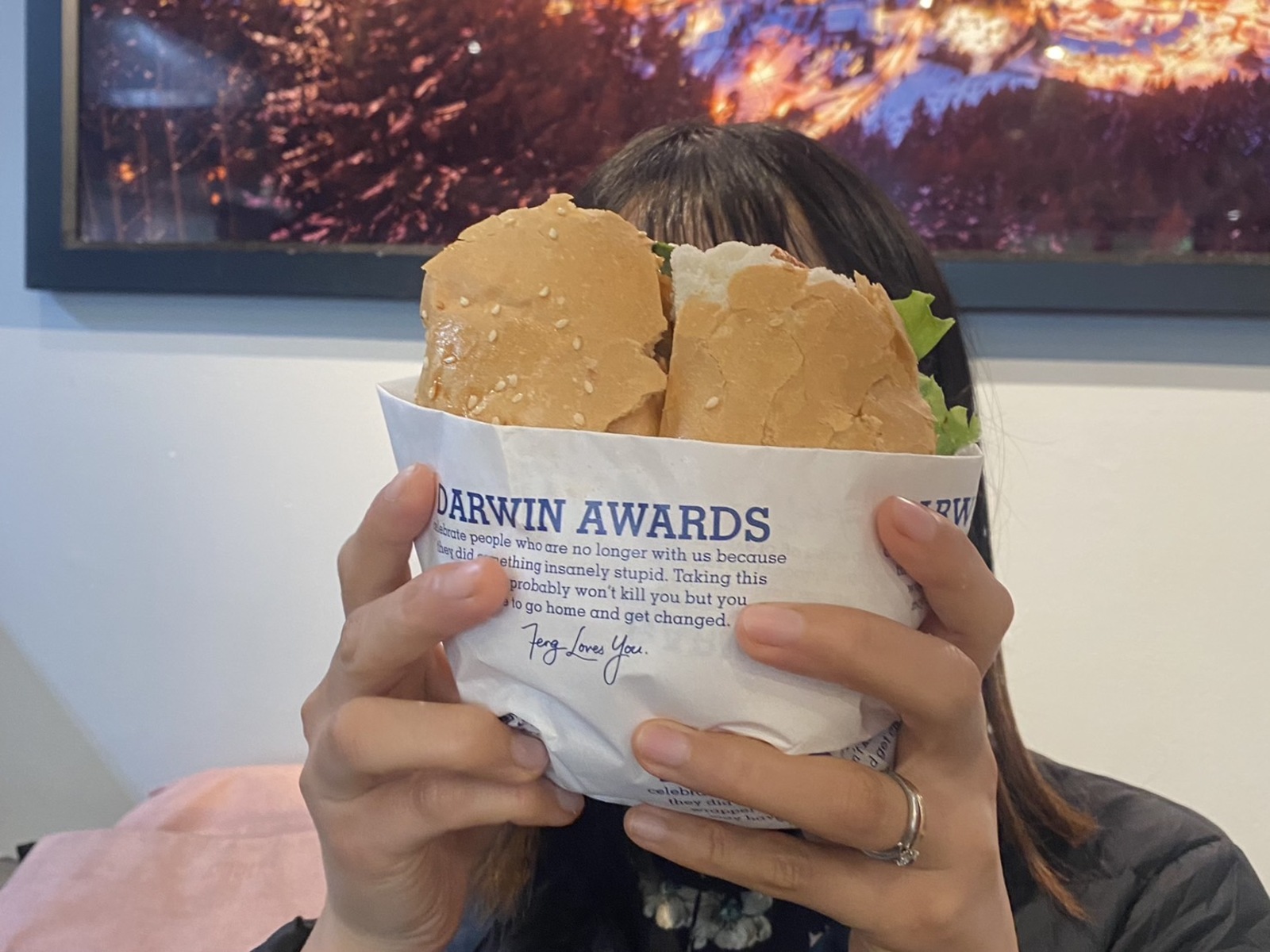 FERGBURGERのハンバーガー