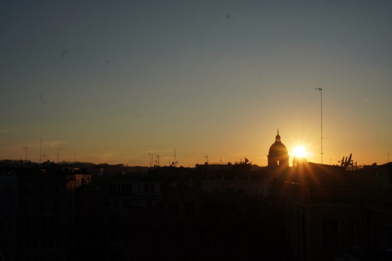 ヨーロッパの夕日