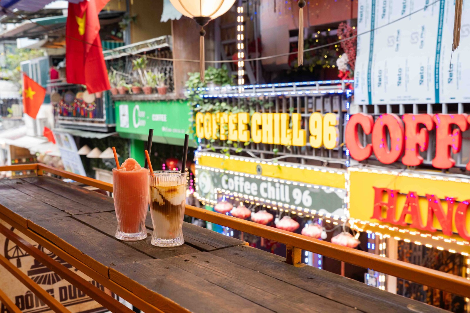 トレインストリートのカフェ