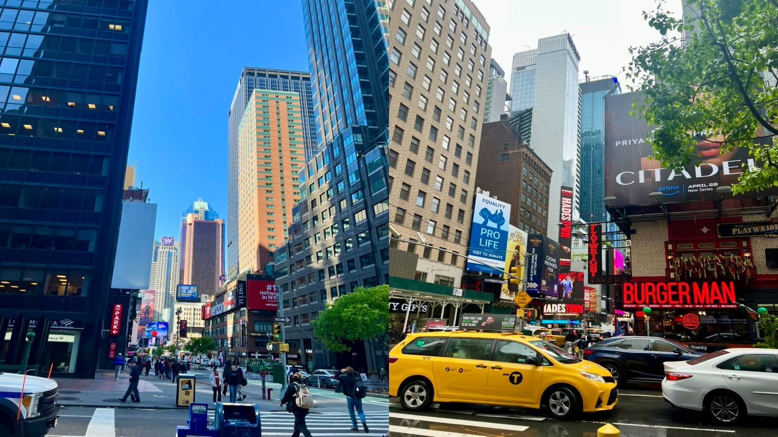 ニューヨークの街中