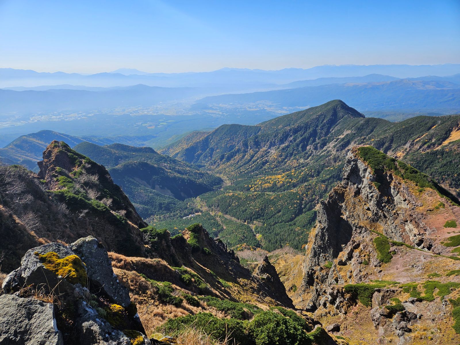 横岳　紅葉　八ヶ岳