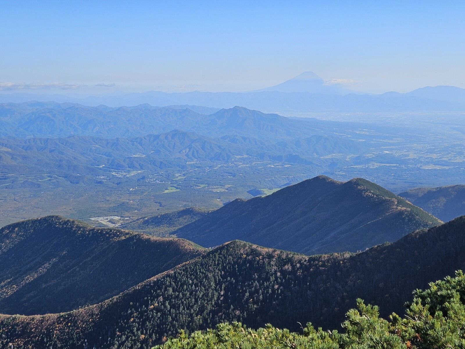 横岳　富士山