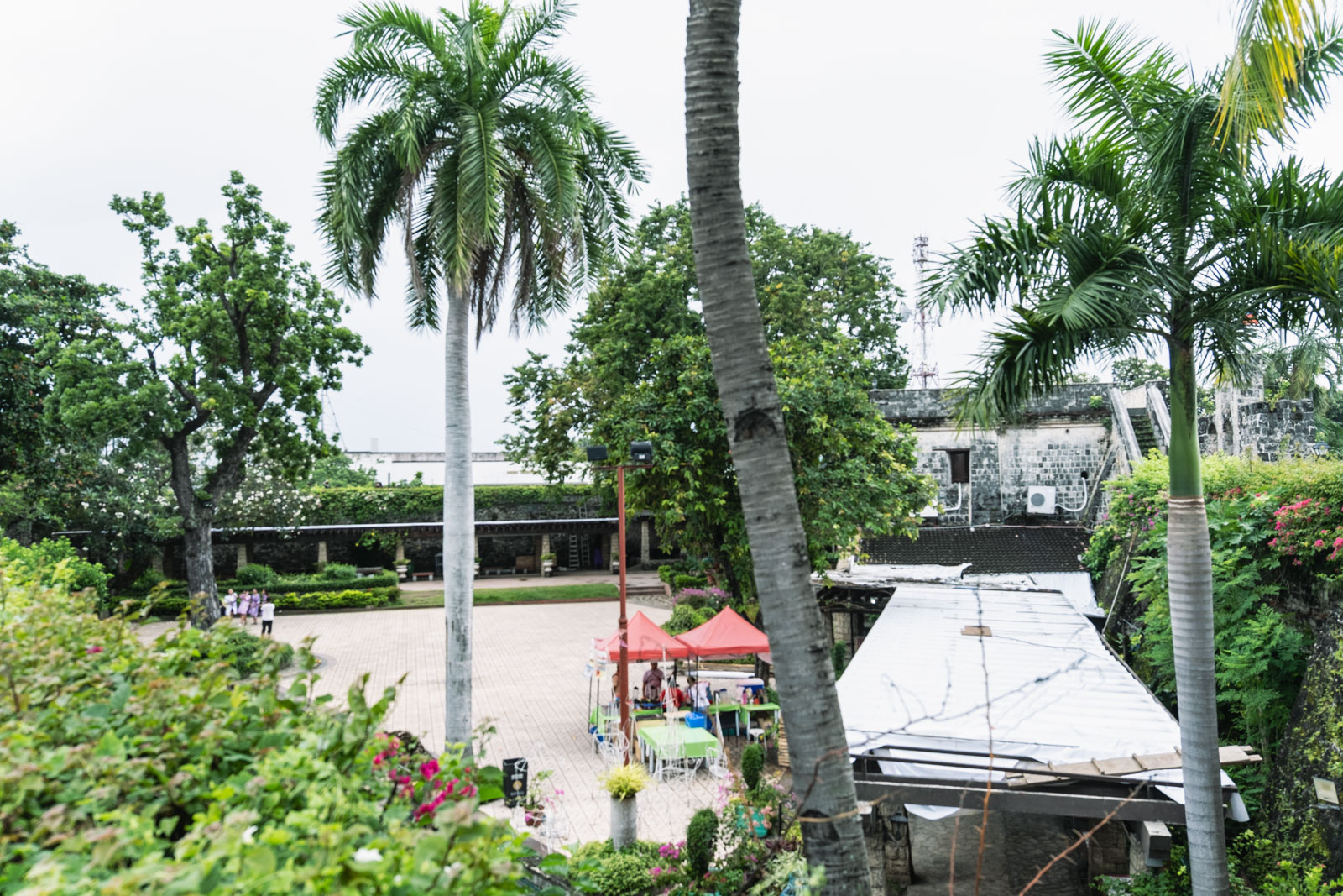 サンペドロ要塞の中庭