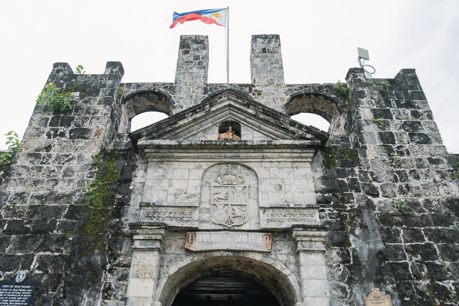サンペドロ要塞の入口