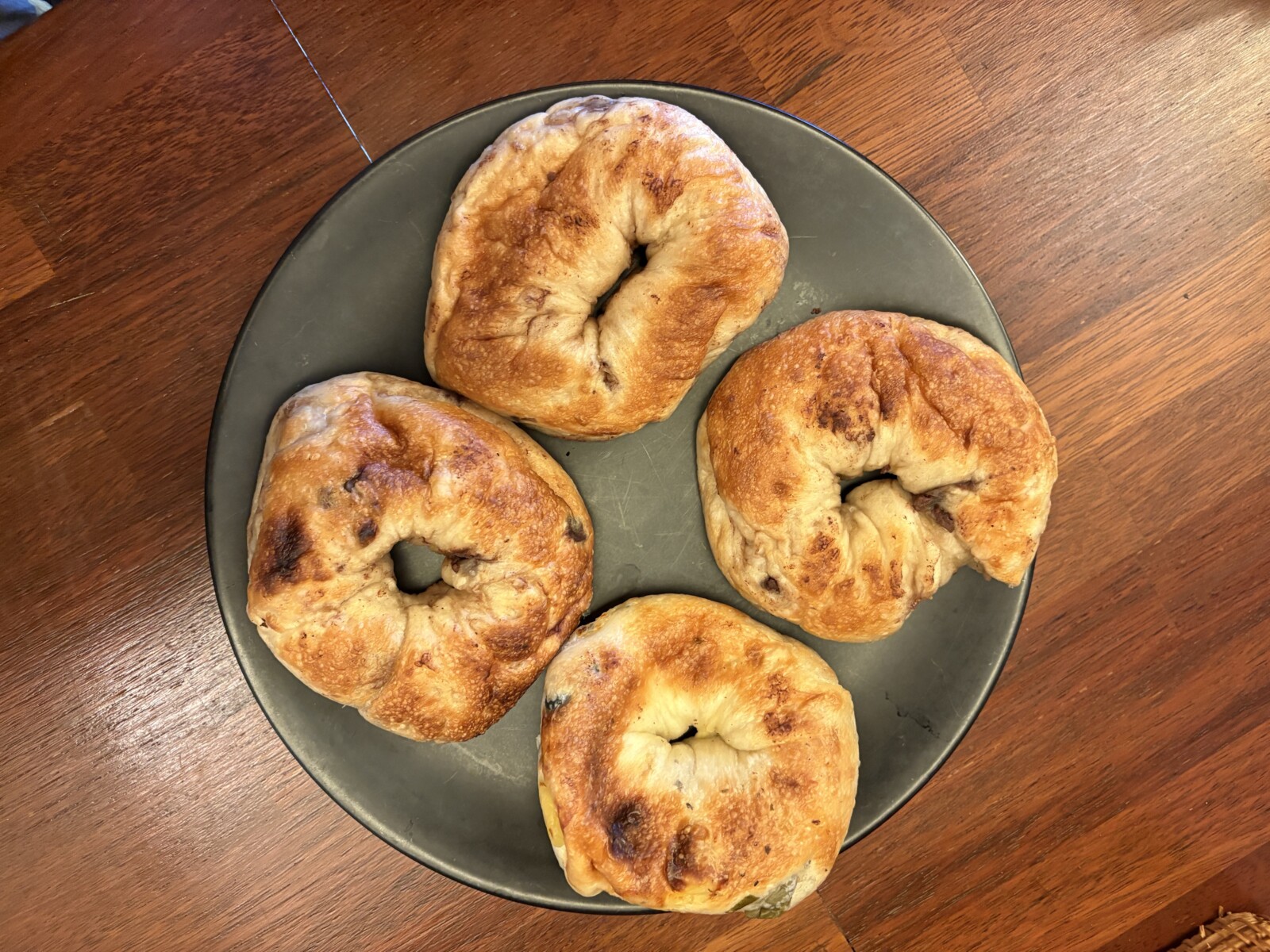 ベーグルの朝ごはん