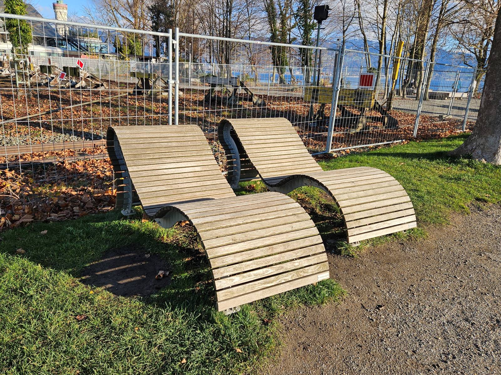 ドイツ　椅子　日光浴