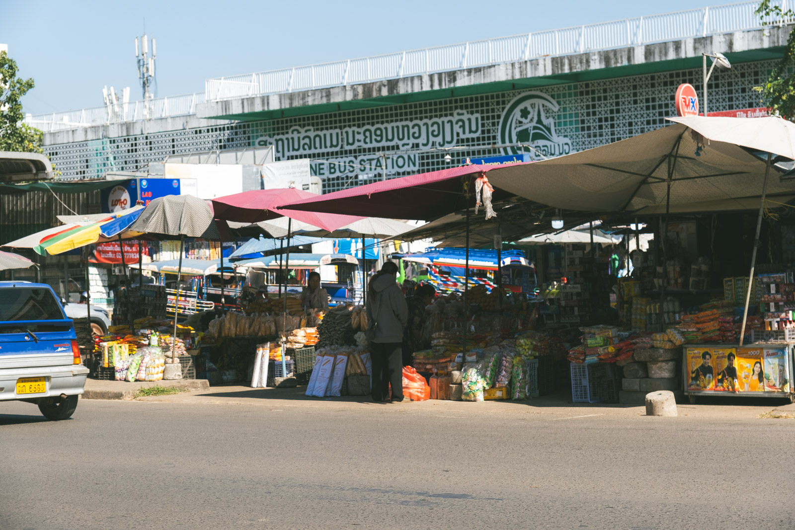 ビエンチャンのバスターミナル