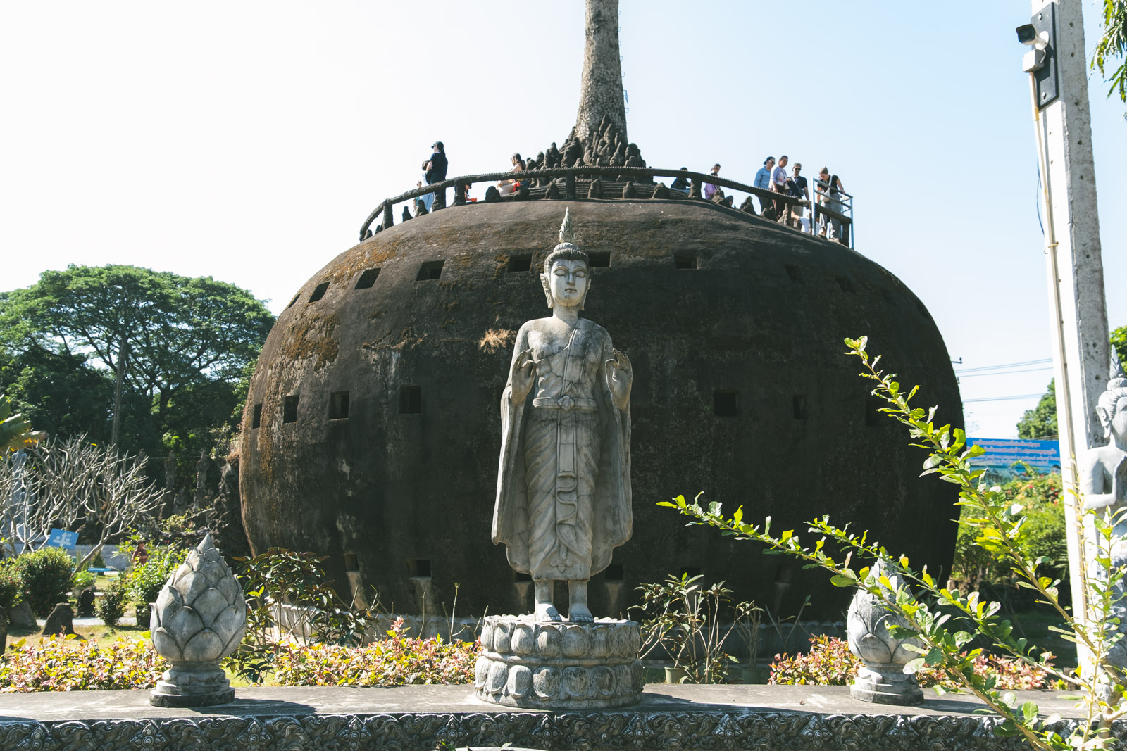 ブッダパークのモニュメント