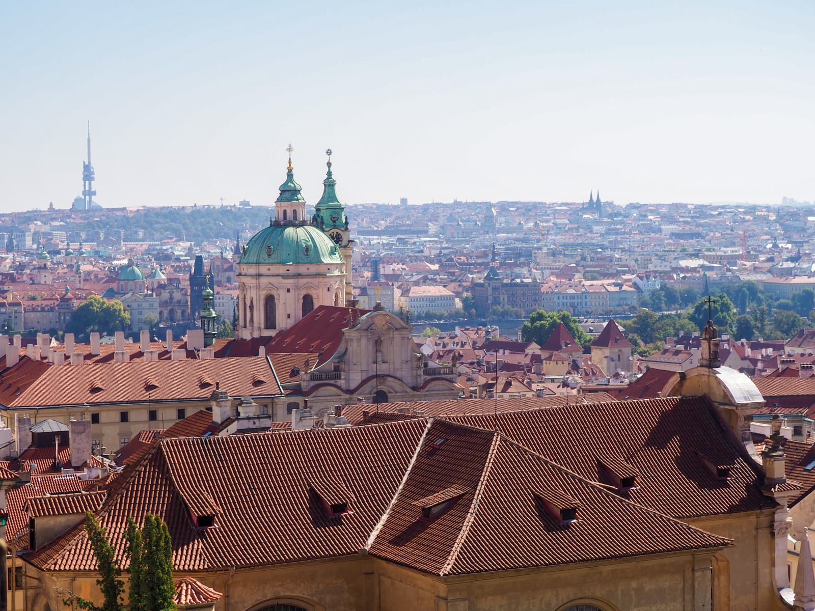 プラハ城からの景色