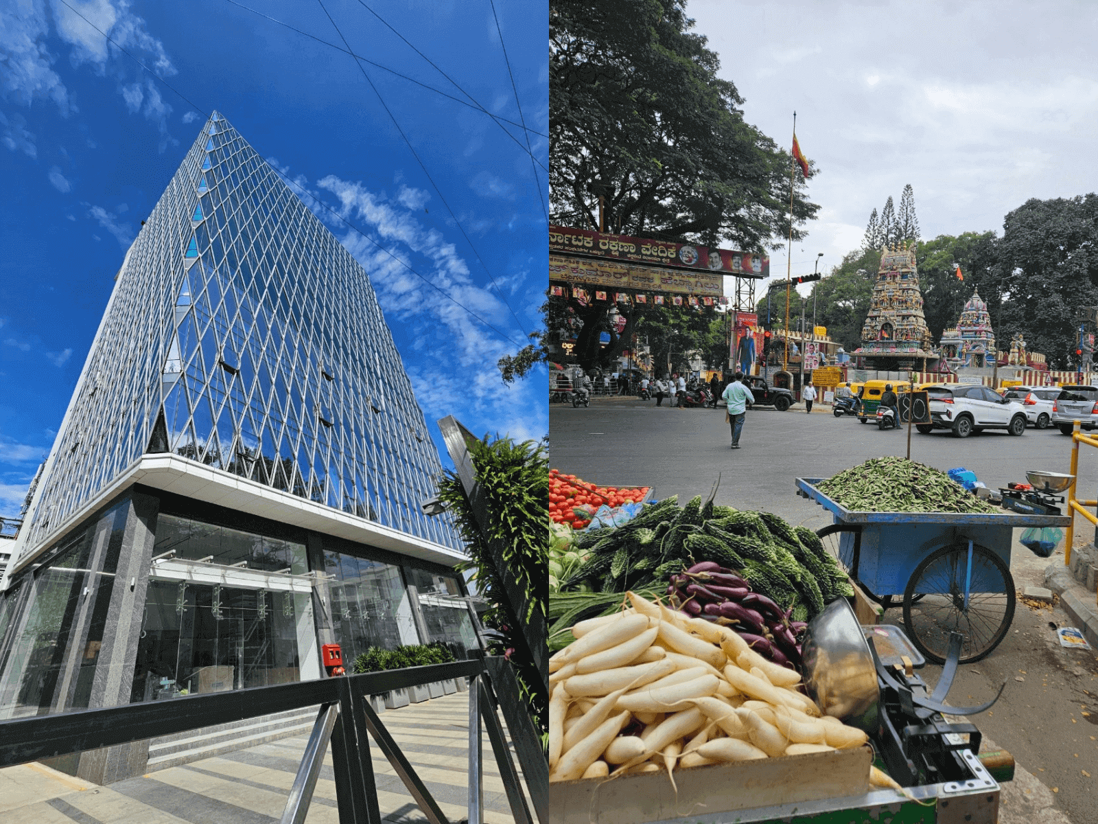 ベンガルール　街並み　IT都市　ビル　