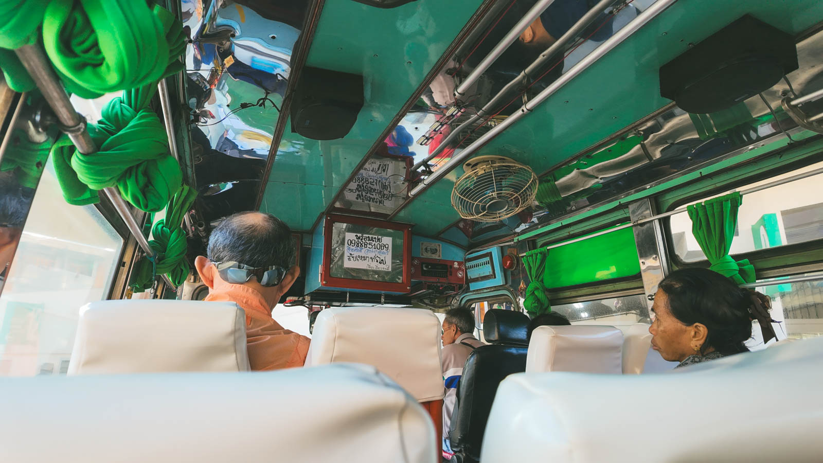 Golden traiangle bus
