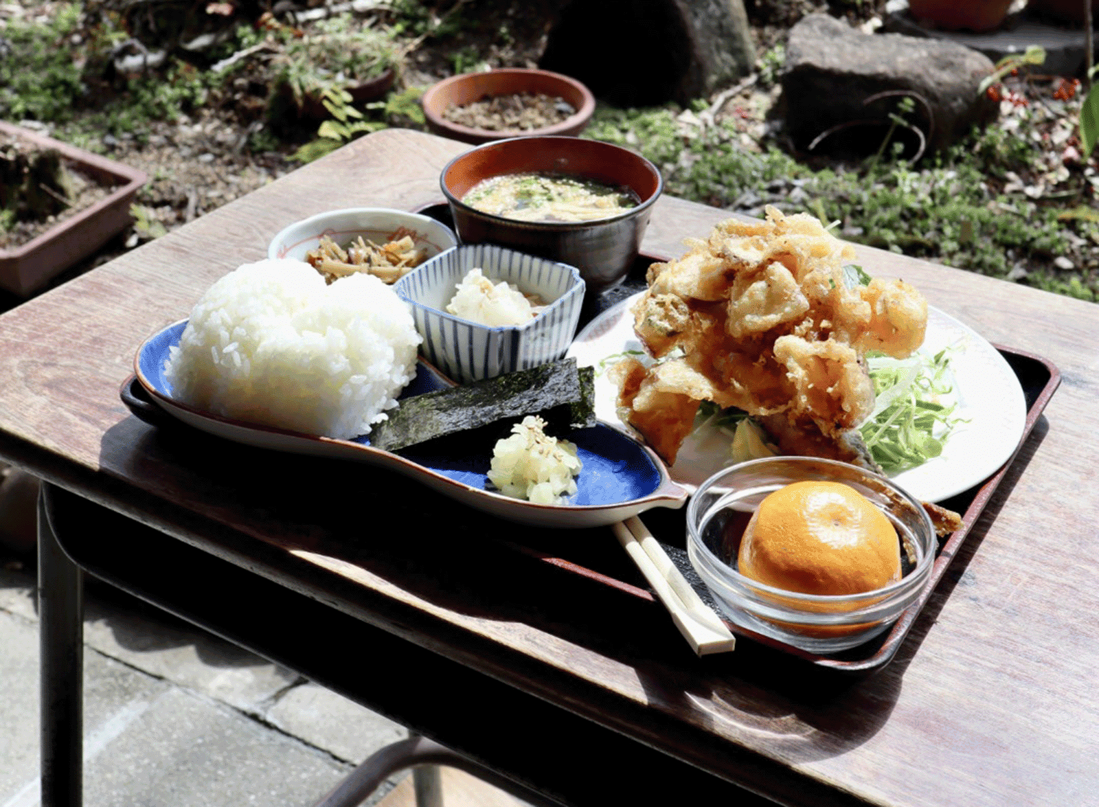 おにぎり定食