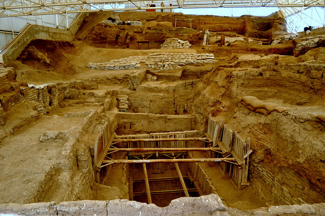 チャタルヒュユクの新石器時代の遺跡