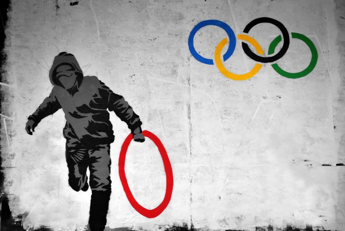 banksy-olympic-rings