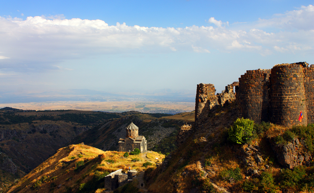 The Amberd fortress and church in Armenia
